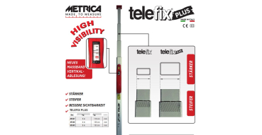 Teleskopmaßstab "Telefix Plus"  8m